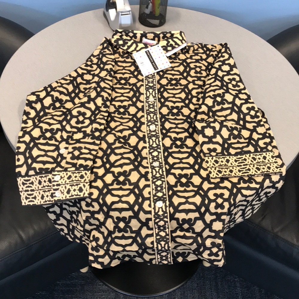 Gretchen Scott— Rio Gio Khaki Boyfriend Shirt